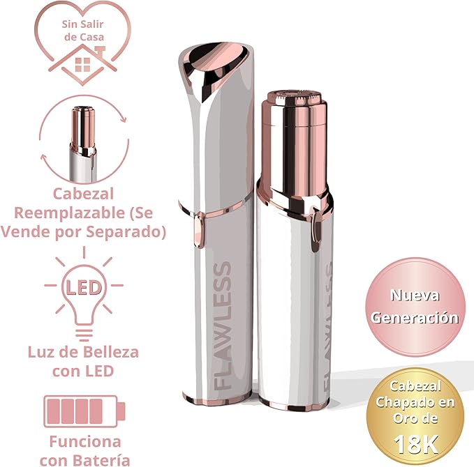 Depilador Facial En Forma De Pintalabios