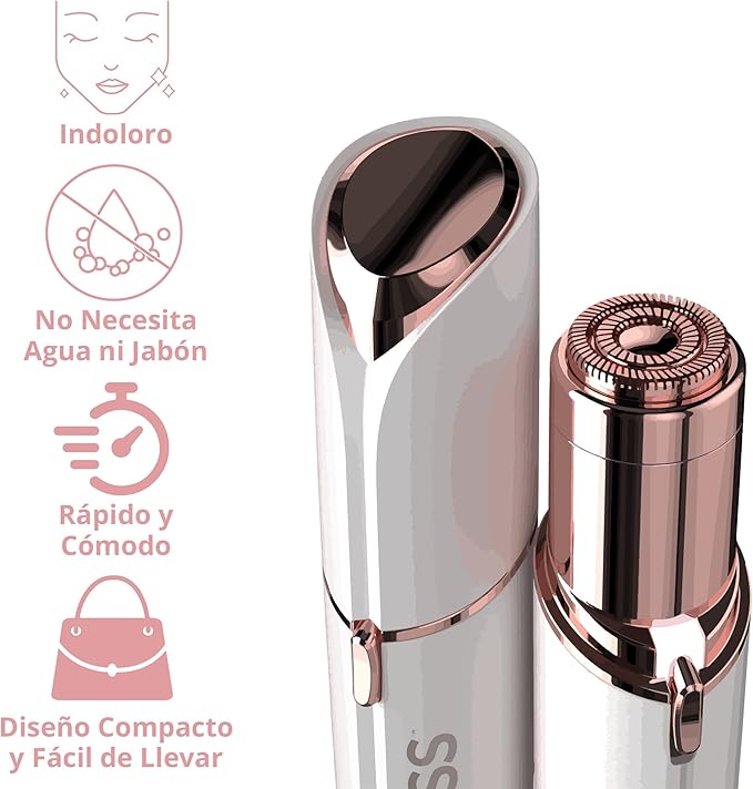 Depilador Facial En Forma De Pintalabios
