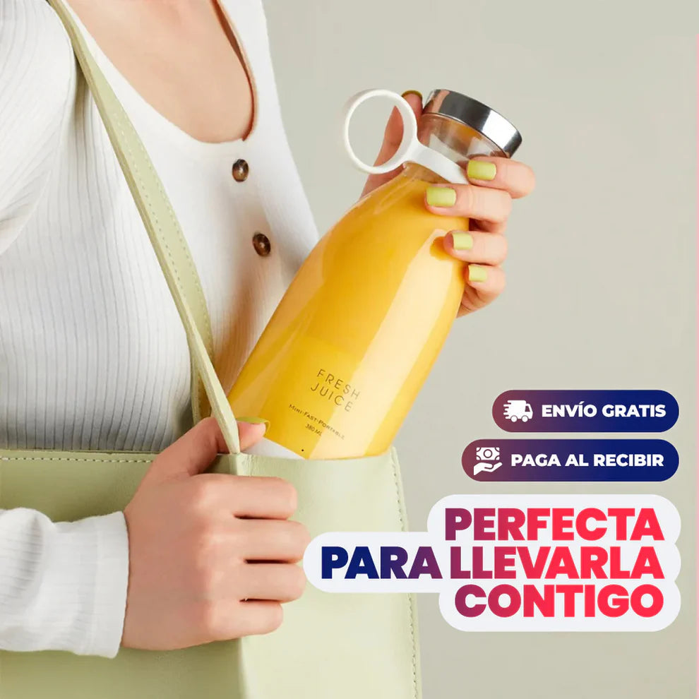 Aura- Mini Licuadora de vaso Portátil + Termo con pantalla de regalo!