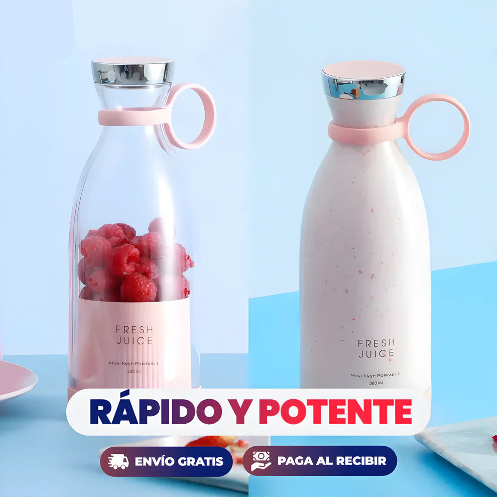 Aura- Mini Licuadora de vaso Portátil + Termo con pantalla de regalo!