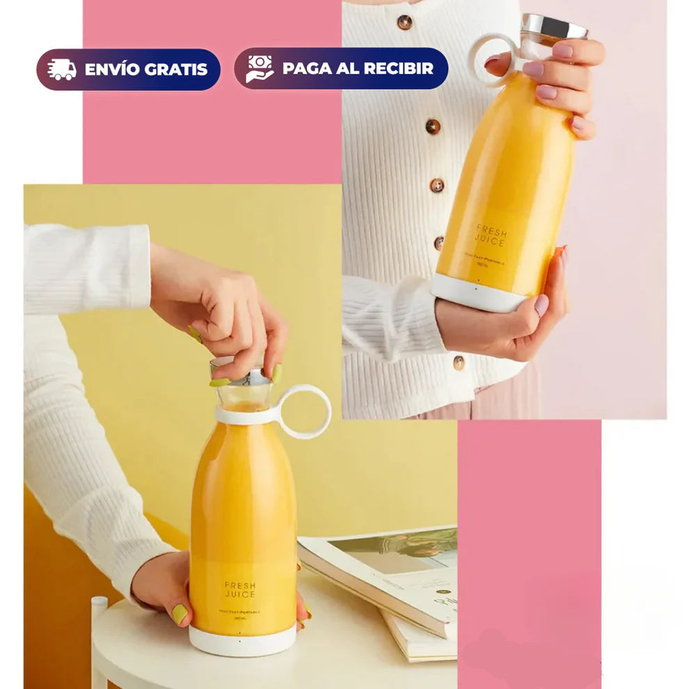Aura- Mini Licuadora de vaso Portátil + Termo con pantalla de regalo!
