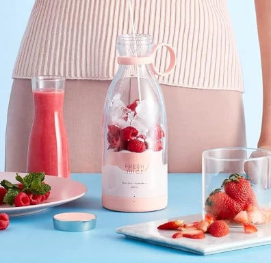 Aura- Mini Licuadora de vaso Portátil + Termo con pantalla de regalo!