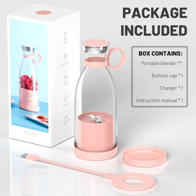 Aura- Mini Licuadora de vaso Portátil + Termo con pantalla de regalo!