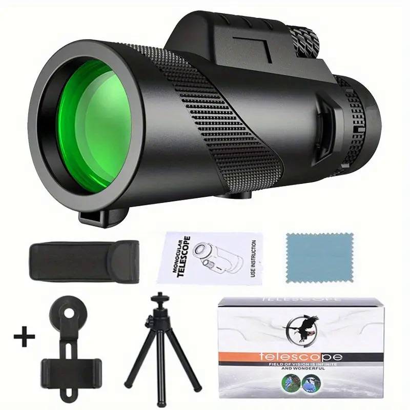 Telescopio Monocular con Soporte para Movil - Eagle™