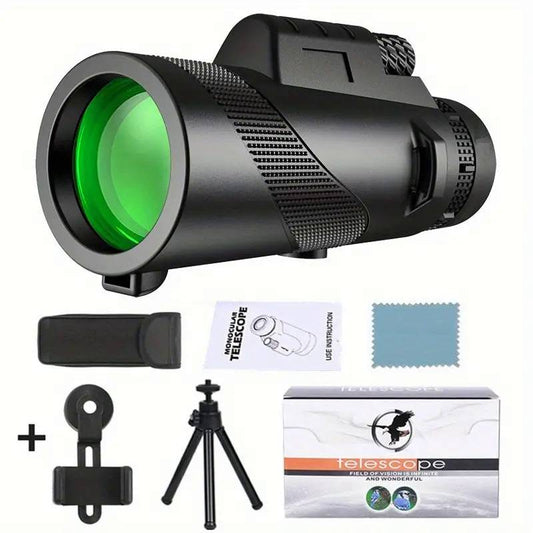 Telescopio Monocular con Soporte para Movil - Eagle™