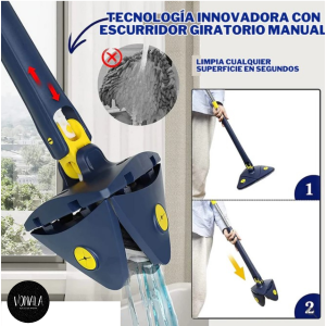 Fregona de Limpieza telescópica 360* autoescurrible