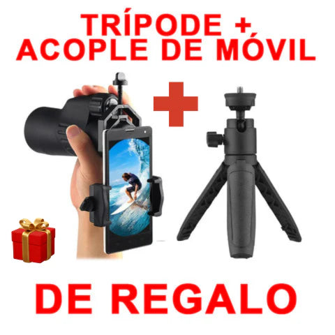 Telescopio Monocular con Soporte para Movil - Eagle™