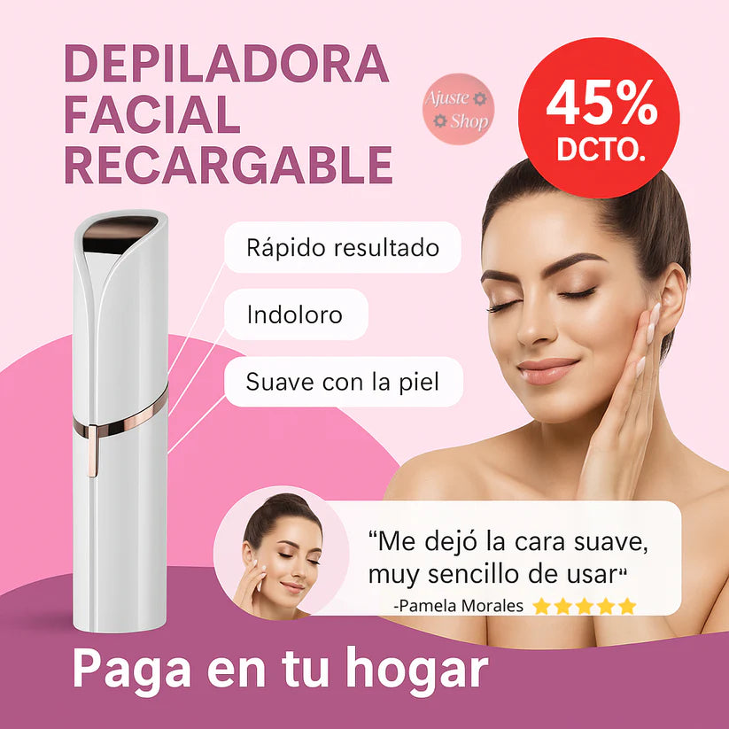 Depilador Facial En Forma De Pintalabios
