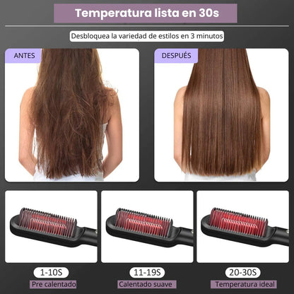 Cepillo Alisador de Pelo – Liso, Brillante y Suave en Minutos