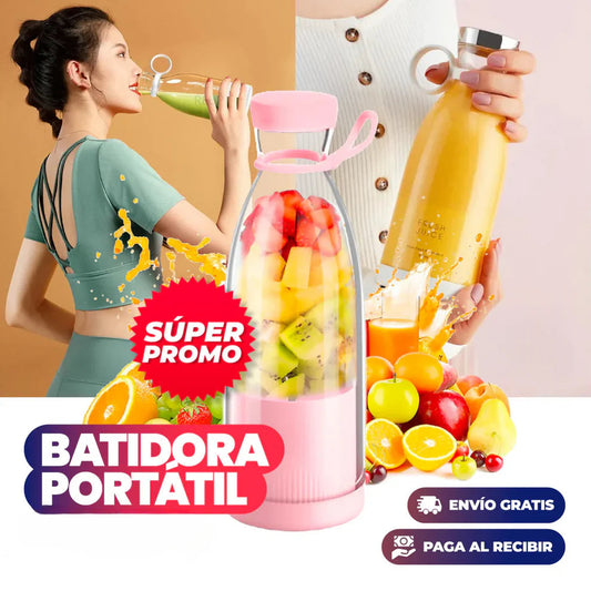 Aura- Mini Licuadora de vaso Portátil + Termo con pantalla de regalo!